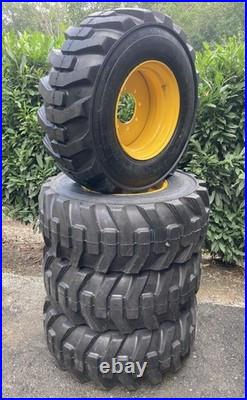 4-14-17.5 Galaxy XD2010 Skid Steer Tires/Rims for New Holland, John Deere, Gehl