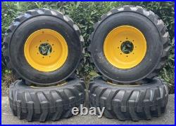 4-14-17.5 Galaxy XD2010 Skid Steer Tires/Rims for New Holland, John Deere, Gehl