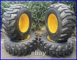 4-14-17.5 Galaxy XD2010 Skid Steer Tires/Rims for New Holland, John Deere, Gehl