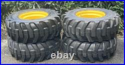 4-14-17.5 Galaxy XD2010 Skid Steer Tires/Rims for New Holland, John Deere, Gehl