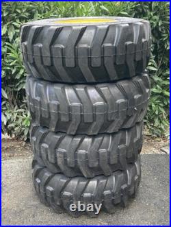 4-14-17.5 Galaxy XD2010 Skid Steer Tires/Rims for New Holland, John Deere, Gehl