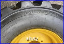 4-14-17.5 Galaxy XD2010 Skid Steer Tires/Rims for New Holland, John Deere, Gehl