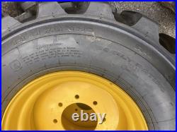 4-14-17.5 Galaxy XD2010 Skid Steer Tires/Rims for New Holland, John Deere, Gehl