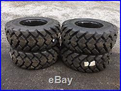 4 Galaxy Hulk L5 14-17.5 Skid Steer Tires/Wheels/Rims for New Holland 14X17.5