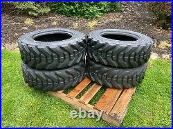 4-HD 10-16.5 SKS-8 Skid Steer Tires for New Holland, Case & more-10X16.5-12PLY