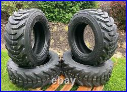 4-HD 10-16.5 SKS-8 Skid Steer Tires for New Holland, Case & more-10X16.5-12PLY