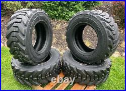 4-HD 12-16.5 SKS-8 Skid Steer Tires for Bobcat, New Holland & more-12X16.5-14PLY