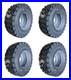 4-HD 14X17.5 SKS-6 L-5 Skid Steer Tires on Gray Rims for Case, New Holland & more