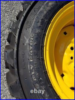 4-HD 27X8.50-15 Galaxy XD2010 Skid Steer Tires/Rims/Wheels for New Holland, etc