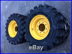 4 HD Camso SKS753 12-16.5 Skid Steer Tires/Wheels/Rim for New Holland 12X16.5