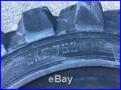 4 HD Camso SKS753 12-16.5 Skid Steer Tires/Wheels/Rim for New Holland 12X16.5