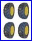4-Heavy Duty 10-16.5 SKS-6 Skid Steer Tires/Rims for New Holland-10X16.5-12PLY