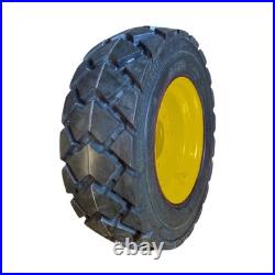 4-Heavy Duty 10-16.5 SKS-6 Skid Steer Tires/Rims for New Holland-10X16.5-12PLY