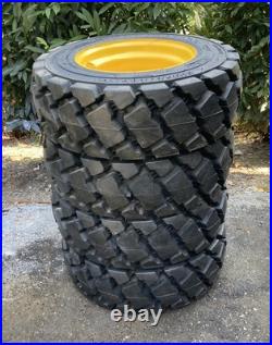 4-HeavyDuty 10-16.5 SKS-7 Skid Steer Tires/Rims for New Holland & more