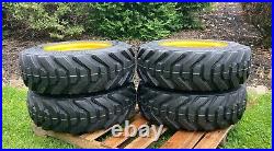 4-NEW 10-16.5 HD Skid Steer Tires/Wheels/Rims for New Holland & more 12PLY