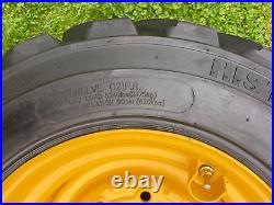 4-NEW 10-16.5 HD Skid Steer Tires/Wheels/Rims for New Holland & more 12PLY