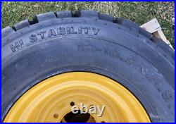 4 NEW 12-16.5 Lifemaster Style Skid Steer Tires & Wheels for New Holland-12X16.5