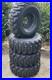 4-NEW 12-16.5 SKS-1 Skid Steer Tires/Rims New Holland, Case Gray -12X16.5 14PLY