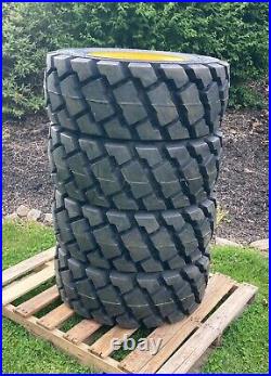 4 NEW Heavy Duty 12-16.5 Skid Steer Tires & Wheels for New Holland 12X16.5