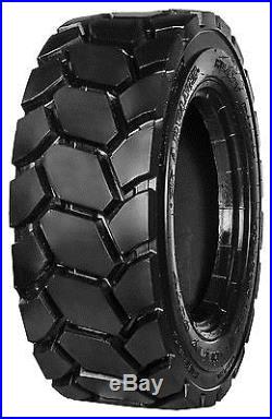 4 New 10-16.5 Advance Heavy Duty 12 Ply Skid Steer Tires Choose Your Rim Color