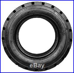 4 New 10-16.5 Advance Heavy Duty 12 Ply Skid Steer Tires Choose Your Rim Color