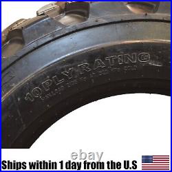 (4) New 10Ply 10x16.5 Skid Steer Loader Tires fits Bob-Cat Case John Deere CAT