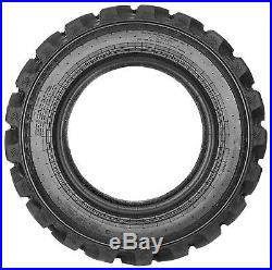 4 New 12-16.5 Galaxy Beefy Baby III Skid Steer Tires Pick Your Rim Color