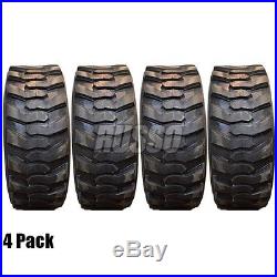 4 New 12x16.5 12 Ply Skid Steer Tires Bobcat Case New Holland John Deere 12-16.5