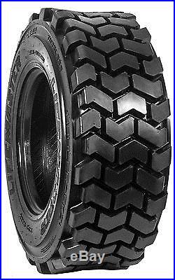 4 New 12x16.5 Solideal Lifemaster Skid Steer Tires On Rims Wheels New Holland