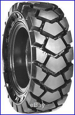 4 New 33x12-18 (12x16.5) Heavy Duty Solid Skid Steer Tires Exclusive Deep Tread