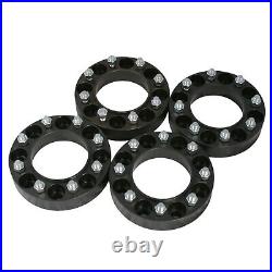 4pc 2 Skid Steer Steel Black Wheel Spacers for 8 Lug John Deere New Holland