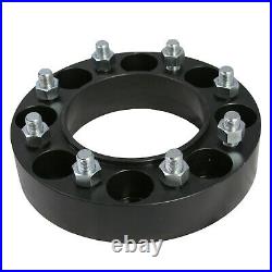 4pc 2 Skid Steer Steel Black Wheel Spacers for 8 Lug John Deere New Holland