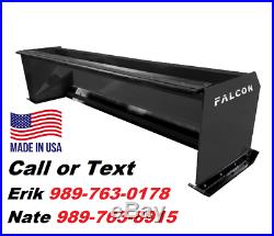5' Falcon Snow Pusher for Skid Steer or Tractor