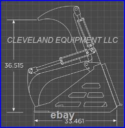 66 SD SKELETON ROCK GRAPPLE ATTACHMENT Skid-Steer Loader Cat New Holland Bobcat