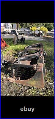 72 Dual Cylinder Root Grapple Bucket Skid Steer Attachment Kubota Skidsteer