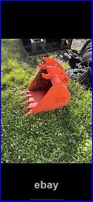 72 Dual Cylinder Root Grapple Bucket Skid Steer Attachment Kubota Skidsteer