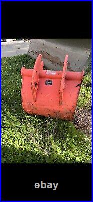 72 Dual Cylinder Root Grapple Bucket Skid Steer Attachment Kubota Skidsteer