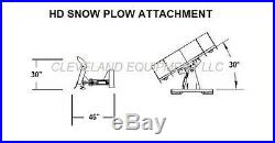72 HD SNOW PLOW ATTACHMENT Skid-Steer Loader Angle Blade Mustang New Holland 6