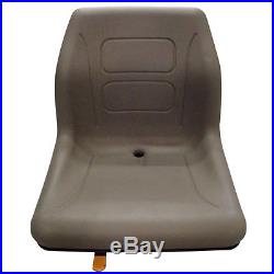 7805CO New Skid Steer Gray Seat with Slide Tracks made to fit NH LS120 LS125 +