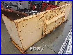 8' Snow Pusher Box Case New Holland Skid Steer Snow Plow