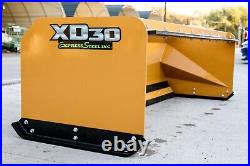 8' XD30 with pullback bar snow pusher JD & New Holland skid steer SHIPS FREE