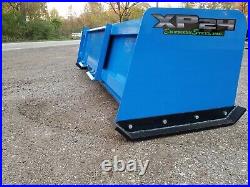8' XP24 BLUE SNOW PUSHER Skid Steer Loader New Holland FREE SHIPPING