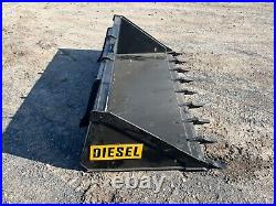 80 Heavy Duty Low Profile Skid Steer Tooth Bucket