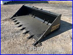 80 Heavy Duty Low Profile Skid Steer Tooth Bucket