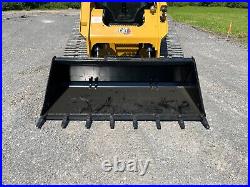 80 Heavy Duty Low Profile Skid Steer Tooth Bucket