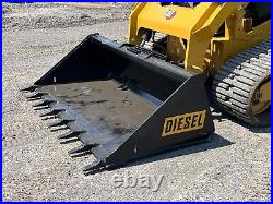 80 Heavy Duty Low Profile Skid Steer Tooth Bucket