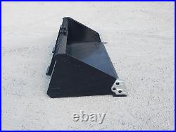 80 Skid Steer Severe Duty Low Profile Smooth Bucket Fits Skid Steer Loader QA