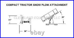 84 COMPACT TRACTOR / SKID STEER SNOW PLOW BLADE ATTACHMENT Mahindra New Holland