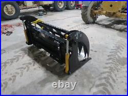 84 Inch skid steer MS Attachments root rake grapple Heavy Duty Cat Case Bobcat