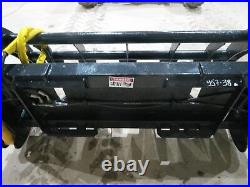 84 Inch skid steer MS Attachments root rake grapple Heavy Duty Cat Case Bobcat